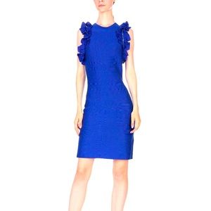 3.1 Phillip Lim Zip-Trim Ruffle Sleeve Dress